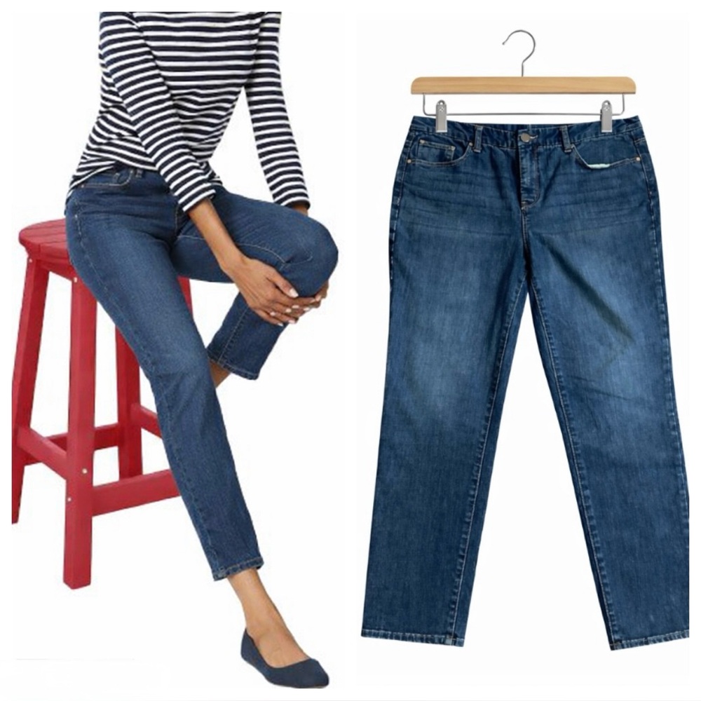 Chico’s So Slimming Girlfriend Ankle Jeans